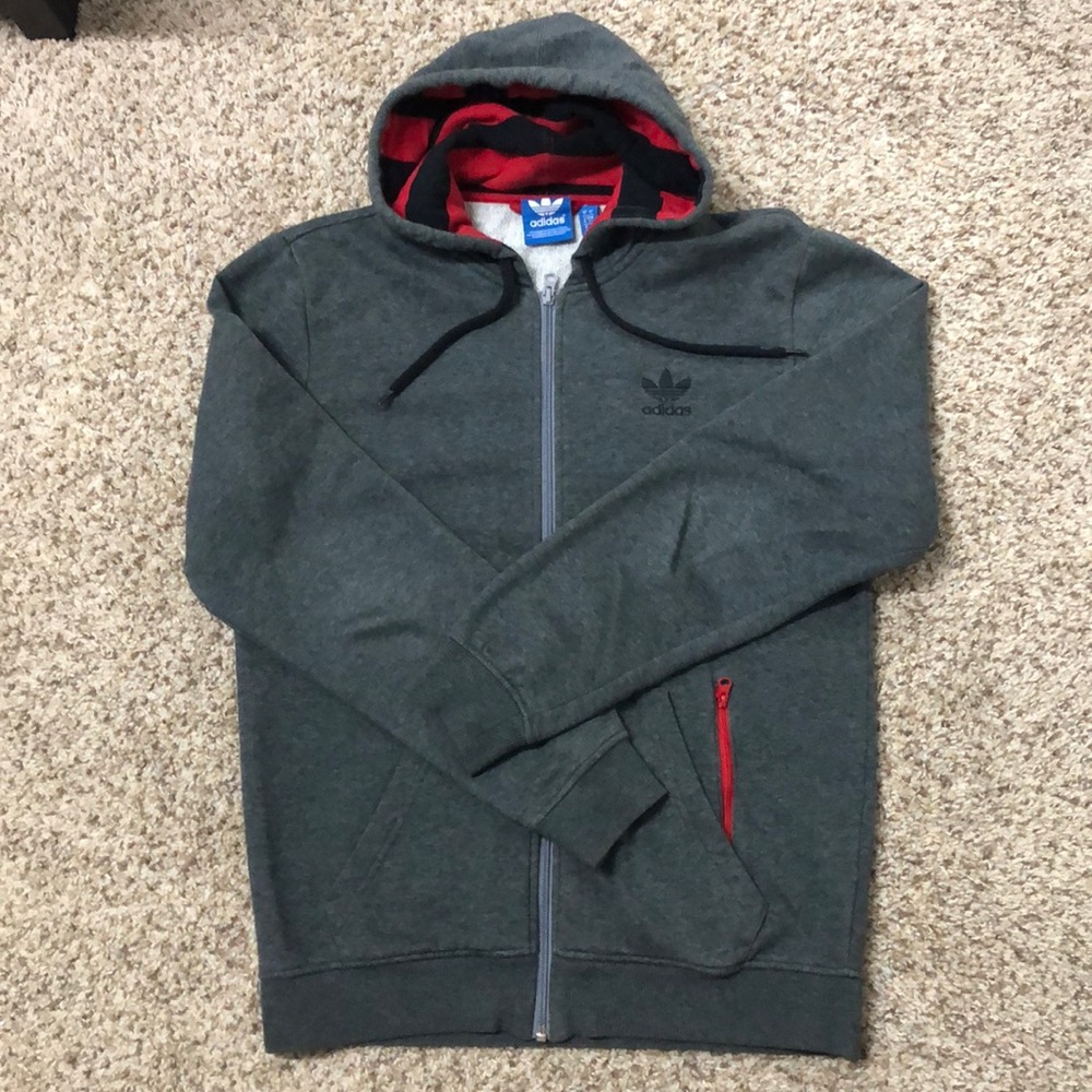 Adidas AC Milan Full ZIP-up Hoodie Jacket